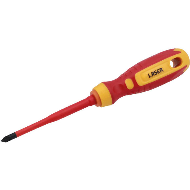 Laser 8466 Pzdrive Insulated Screwdriver Pz2 X 100mm