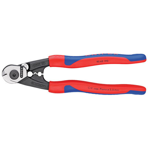 Image of Knipex Knipex 190mm Forged Wire Rope Cutters