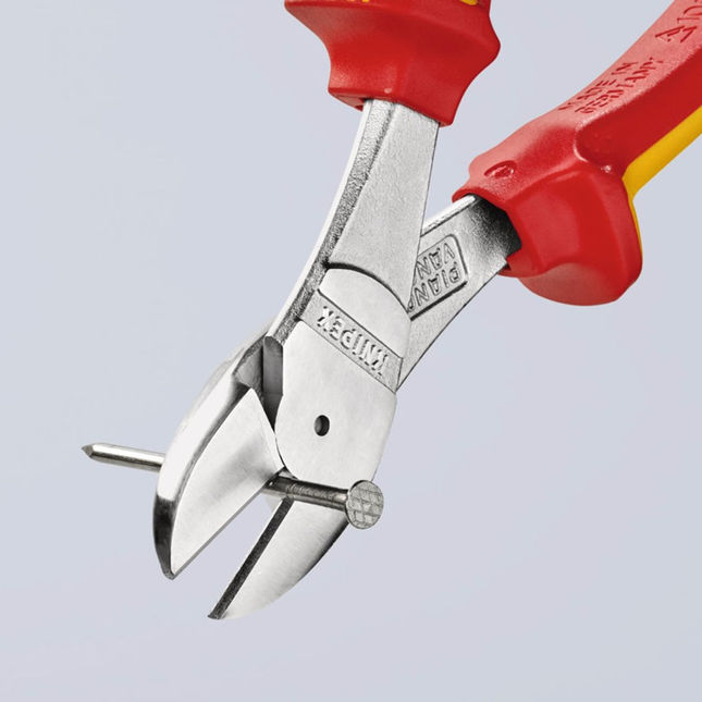 Knipex 74 06 200 Sb Vde Insulated High Leverage Diagonal Cutter 200mm