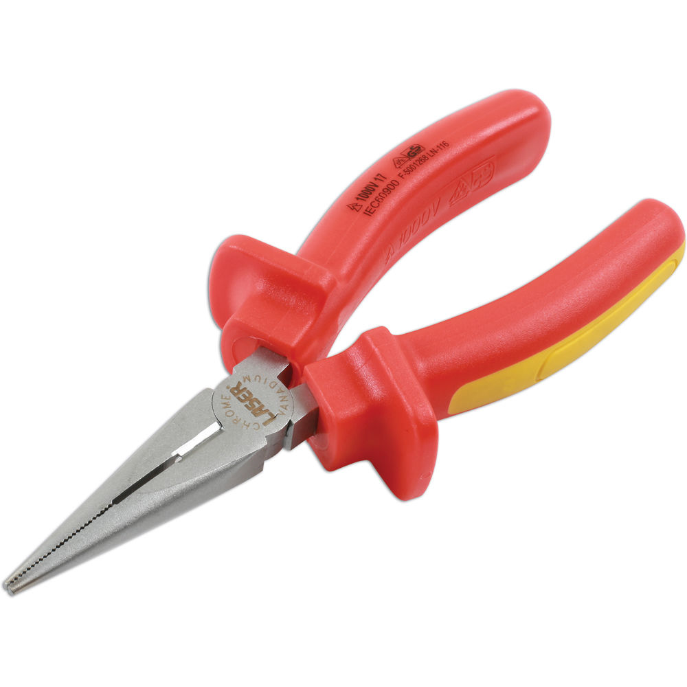 insulated long nose pliers