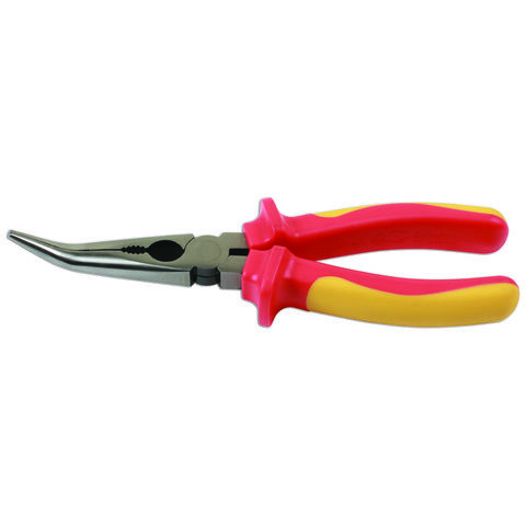 Laser 200mm VDE Insulated Bent Nose Pliers 