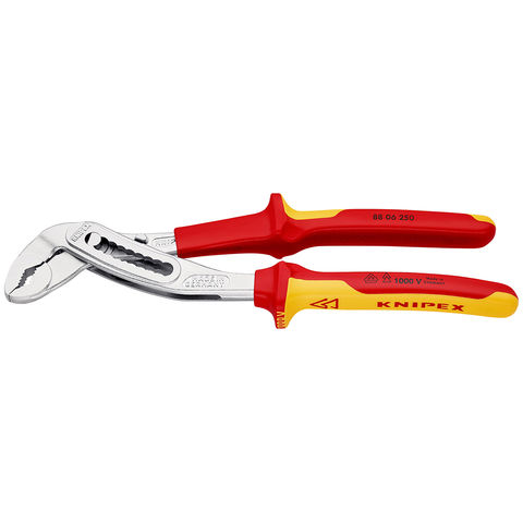 Knipex 88 06 250 SB 250mm VDE Insulated Alligator® Water Pump Pliers 