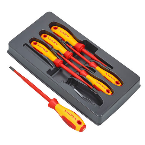 Knipex 00 20 12 V02 VDE Insulated Slotted/Phillips® Screwdriver Set