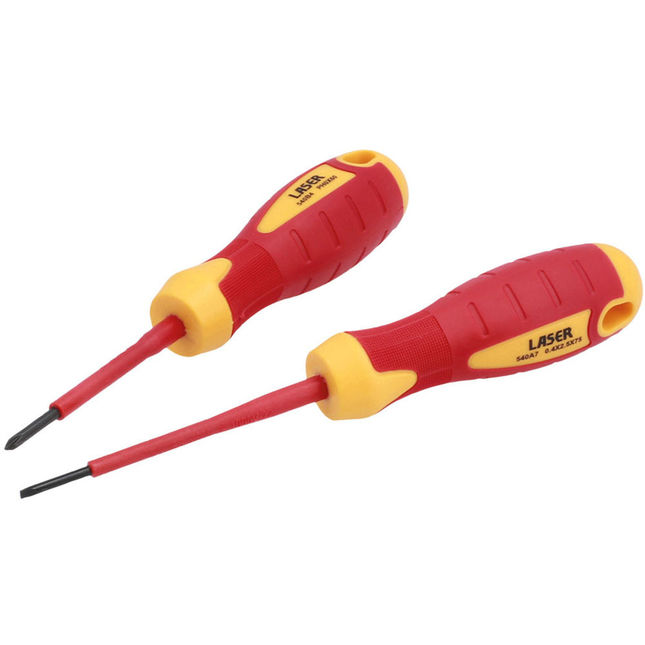 Laser 8387 Vde Insulated Screwdriver Set 2pc