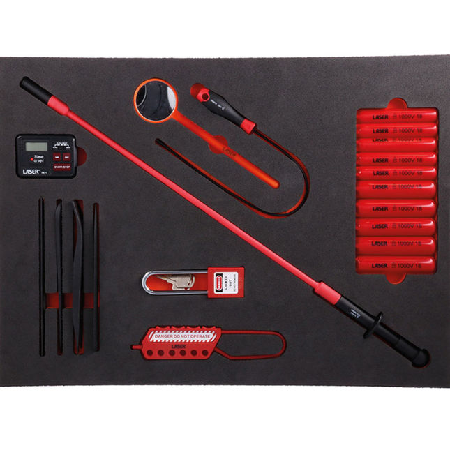 Laser 8488 Insulated Specialist Tools In Foam Inlay