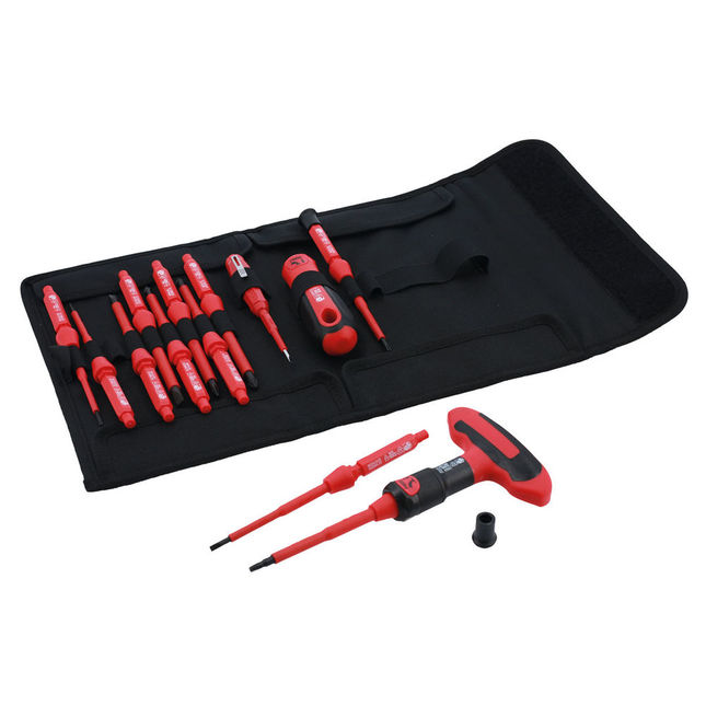 Laser 8527 Insulated Interchangeable Screwdriver Set 16pc