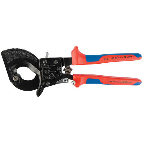 Knipex 250mm Ratchet Action Cable Cutter