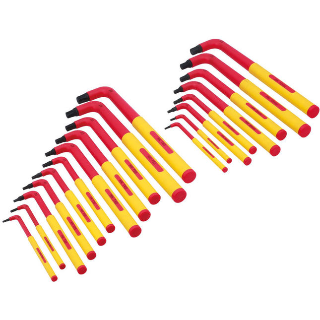 Laser 8567 Vde Extra Long Hex/star Key Wrench 19pc