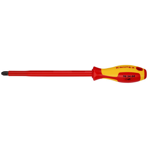 Knipex 98 24 04 VDE Insulated Screwdriver Ph4 x 200mm