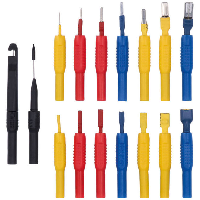Laser 8603 Assorted Test Lead Adaptor Set 16pc