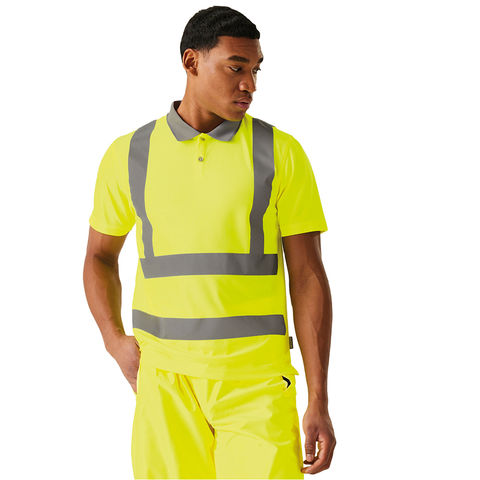 Regatta Regatta Hi Vis Pro Contract Polo Yellow