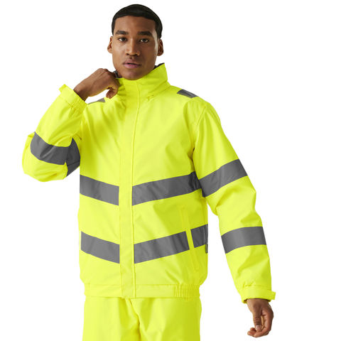 Regatta Regatta Dover Hi Vis Pro Contract Jacket Yellow