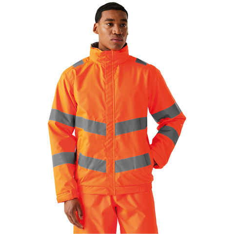 Regatta Regatta Dover Hi Vis Pro Contract Jacket Orange