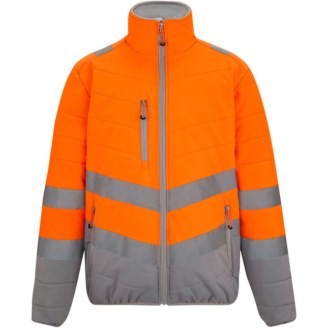Regatta Hi-Vis Pro Two-Tone Thermal Jacket - Orange