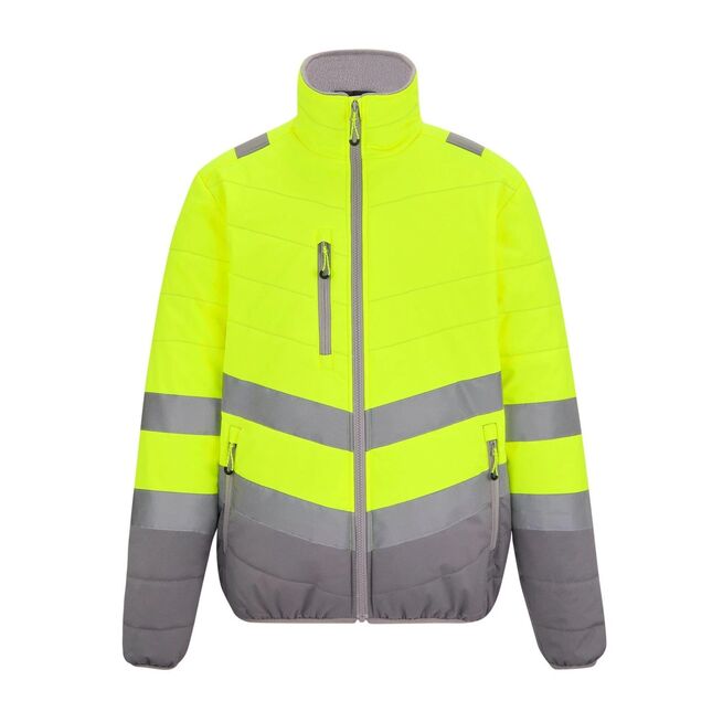 Image of Regatta Hi-Vis Pro Two-Tone Thermal Jacket - Yellow