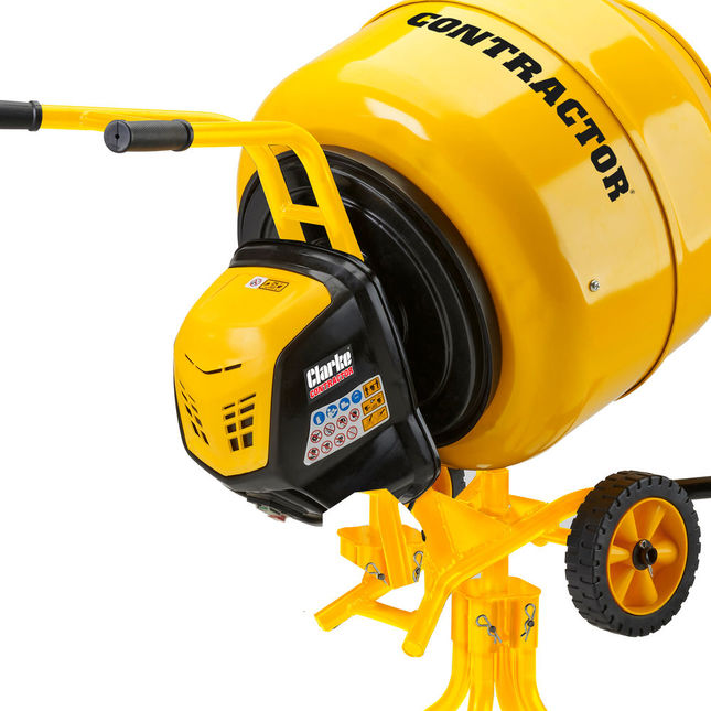 Clarke Contractor CCM160 650W 160L Concrete Mixer with Stand (230V ...