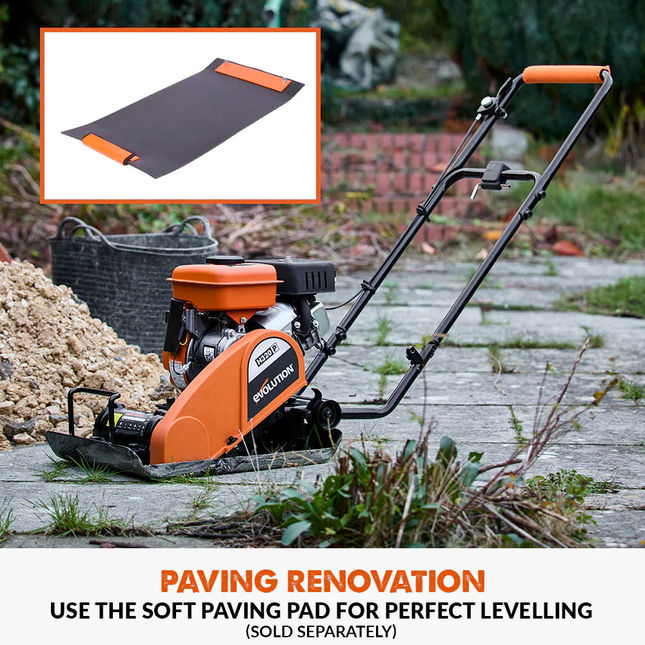 Compactor All Evolution Evolution Hulk 320-P Petrol Plate Compactor - Machine Mart