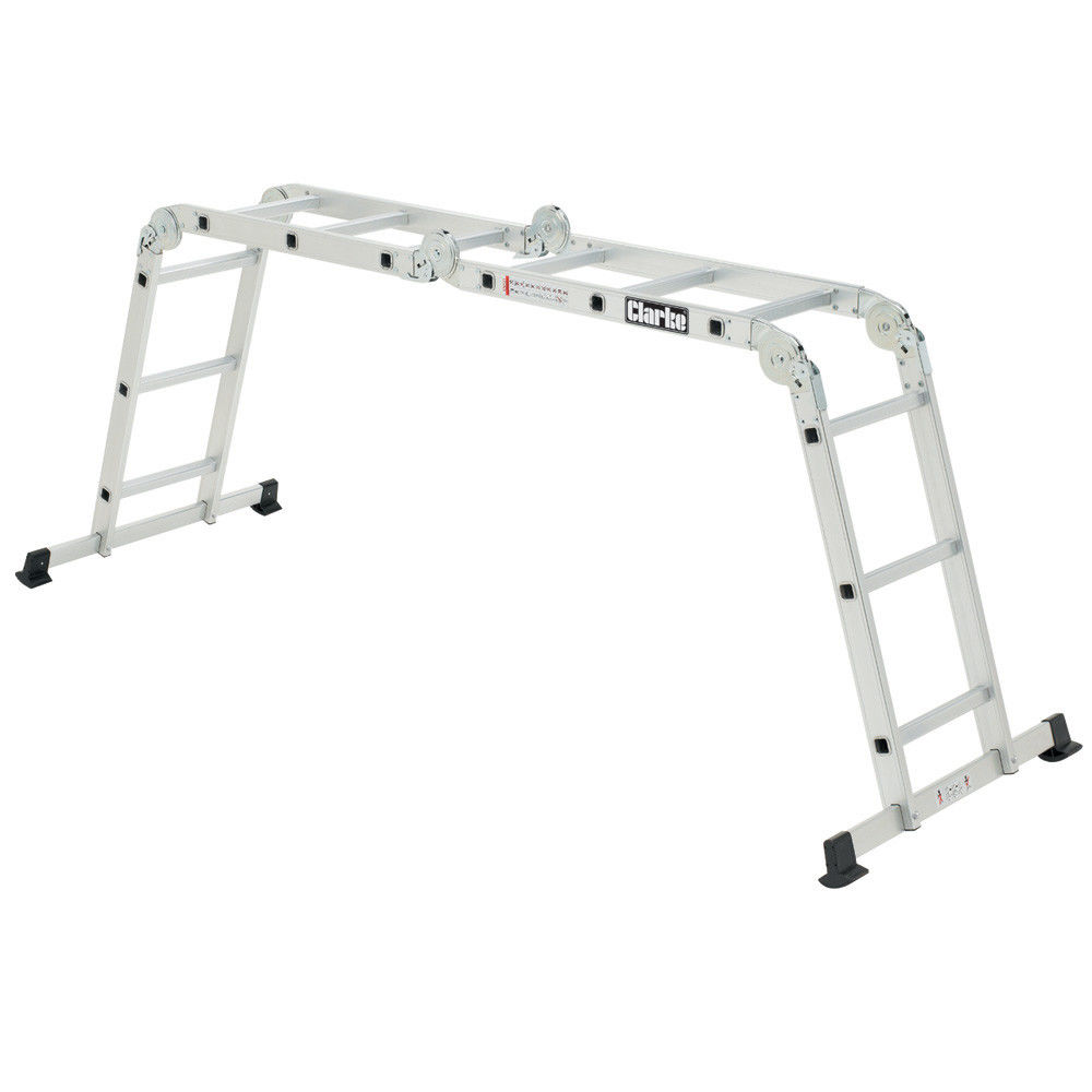 Clarke FPL3 10-in-1 Multi Function Aluminium Ladder - Machine Mart ...