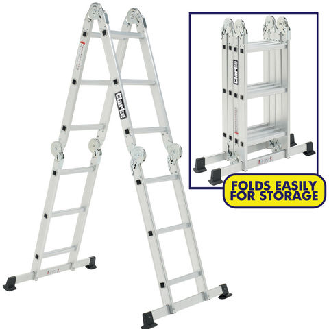 Clarke FPL3 10-in-1 Multi Function Aluminium Ladder