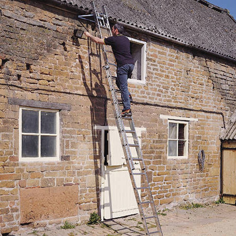Photo of Youngman Youngman 3-section Ladder 3.08 - 7.43m