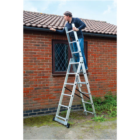 Clarke ALC3-6 Aluminium Combination Ladder - Machine Mart - Machine Mart