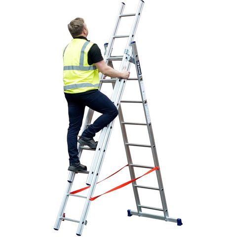 TB Davies 2.3m Stilo Aluminium Combination Ladder - Machine Mart ...