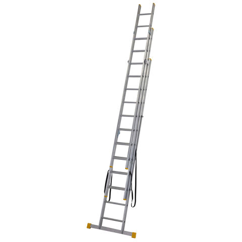 Photo of Werner Werner 3.5m Box Section Triple Extension Plus Ladder -x4-