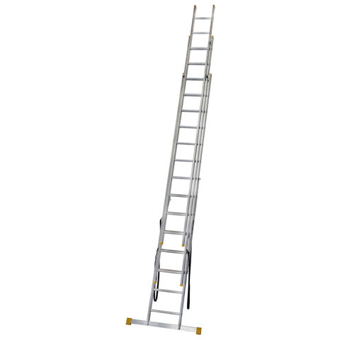 Photo of Werner Werner 4.1m Box Section Triple Extension Plus Ladder -x4-