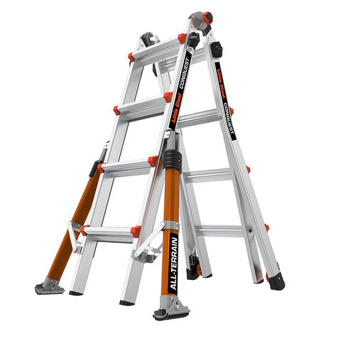Image of T. B. Davies Little Giant 4 Rung Conquest All Terrain Multi-Purpose Ladder