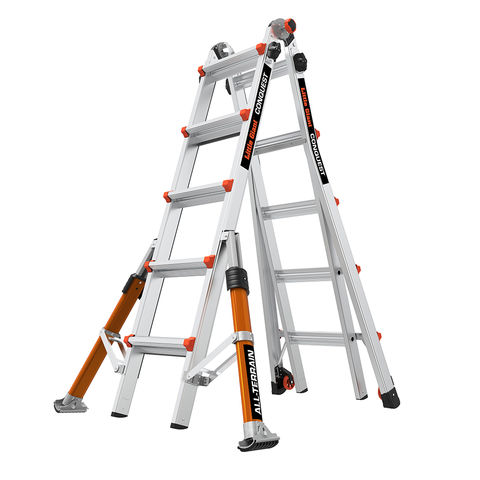Image of T. B. Davies Little Giant 5 Rung Conquest All Terrain Multi-Purpose Ladder