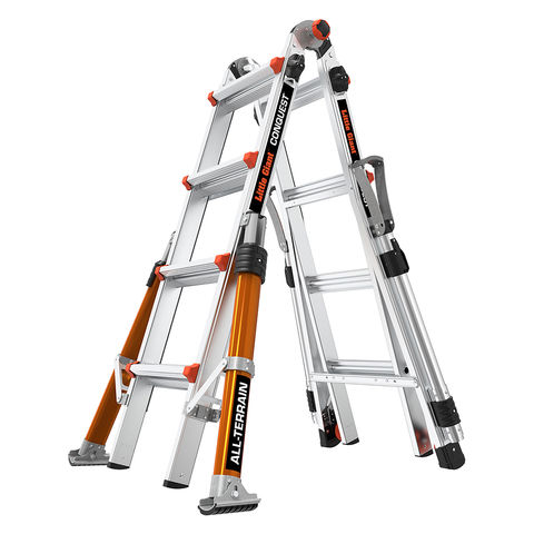 Little Giant 4 Rung Conquest All Terrain Pro Multi-Purpose Ladder