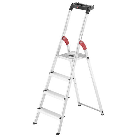 Image of Hailo Hailo L60 Standardline Aluminium Step Ladders (4 Tread)
