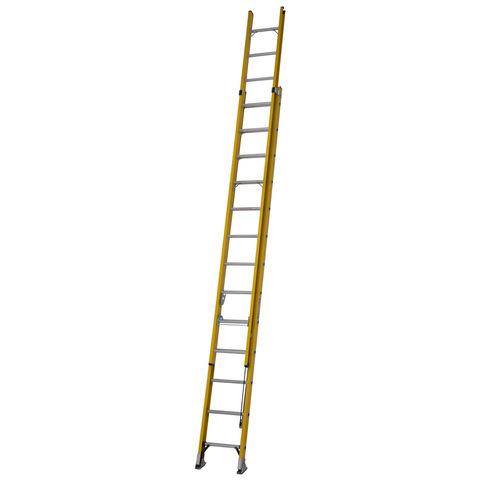 Photo of Werner Werner 3.9m Alflo Fibreglass Trade Double Extension Ladder