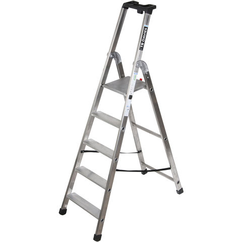 T. B. Davies TB Davies 5 Tread 1.1m Quadra Platform Step Ladder