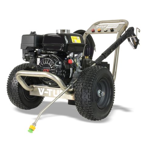 V-TUF GB065SS 200BAR 12L/MIN  6.5HP Honda Driven Petrol Pressure Washer With Gearbox And Stainless Steel Frame