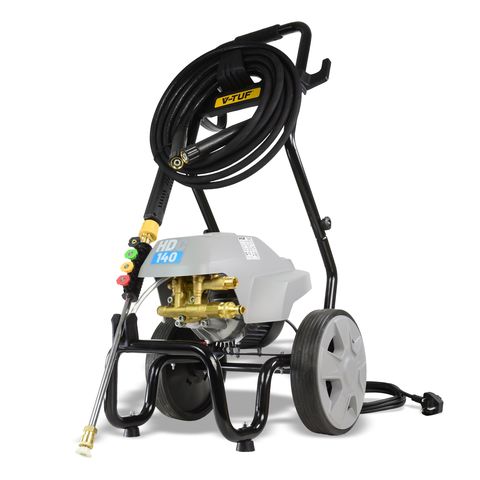 V-TUF HDC140 - Professional Cold Electric Pressure Washer with Cage Frame - 1750psi, 140Bar, 8L/min (230V)