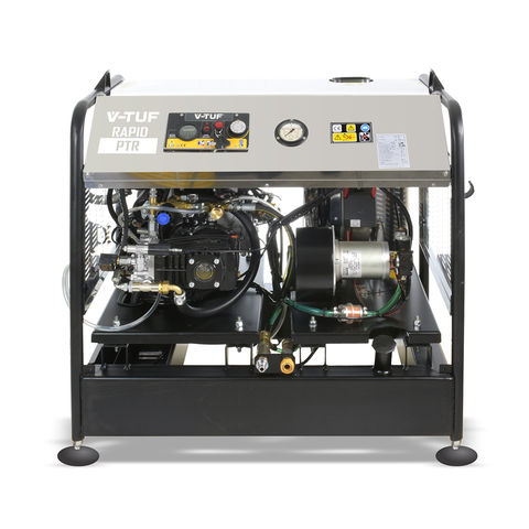 V-TUF RAPID PTR21200 200BAR 21L/min Honda GX390 Petrol Electric Start Engine Static Hot Water Pressure Washer