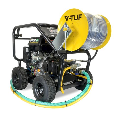 V-TUF TORRENT3RGB-21HR 15HP Petrol Pressure Washer H.Flow with 40m hose reel