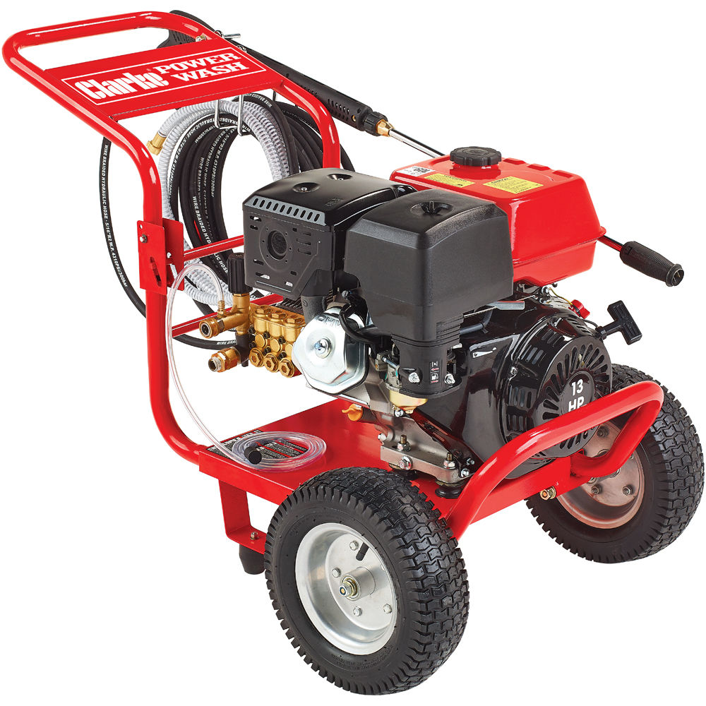 Clarke PLS265 Heavy Duty Petrol Driven Pressure Washer 260bar (3771psi ...