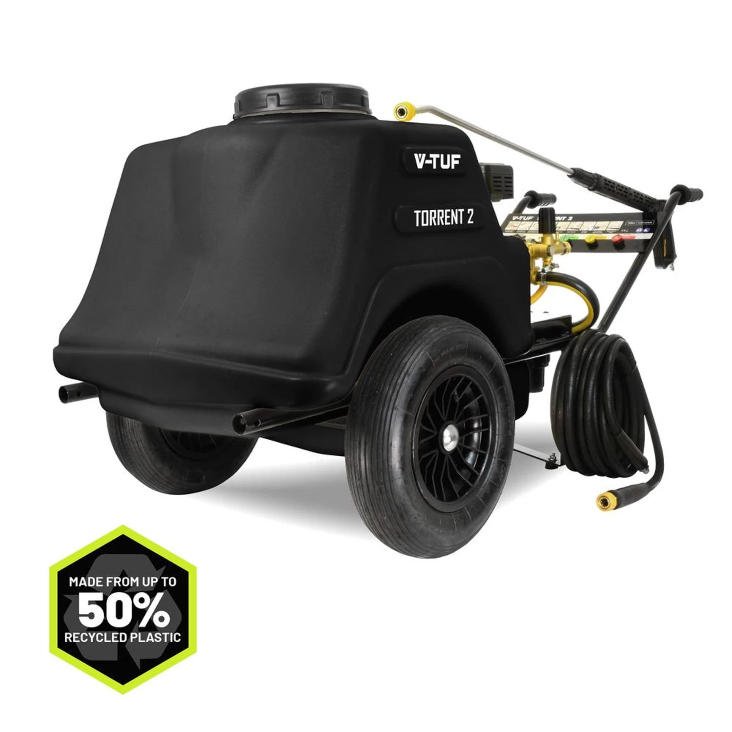 Werthy2nd SKIN TANK 完売 ブラックS 新品 V-TUF Torrent 2 - 7HP 190Bar Petrol Pressure Washer Bowser (150