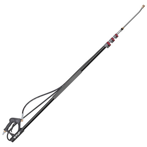 V-TUF Extendable Lance (2.5 To 8 metres) - With Belt & Gutter Cleaning Attachment