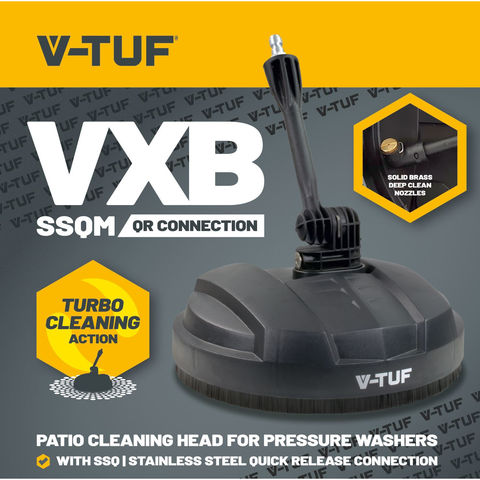 V-TUF VXB-SSQM 9” Surface Cleaner with Deep Clean Jets