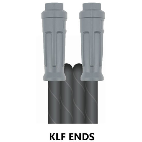 V-TUF Black 10m 250BAR 150°C 1/4” Hose KLF x KLF - Fits new Karcher