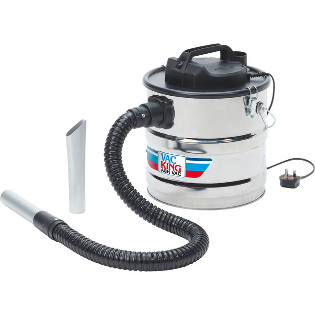 Image of Vac King ASHVAC1200-B 1200W Stainless Steel Ash Vacuum Cleaner