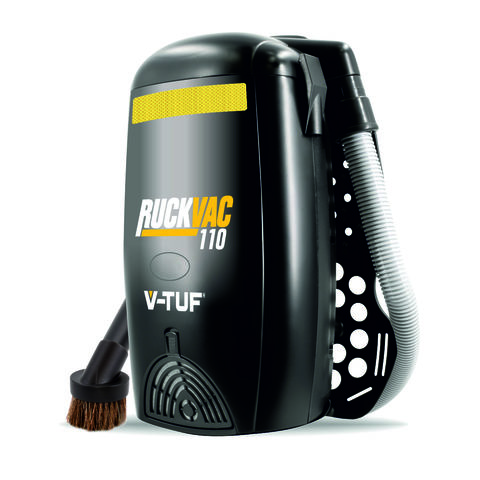 Image of V-TUF V-TUF RUCKVAC 1400W Backpack H13 Hepa Dust & Allergy Vacuum Cleaner 5 Litre Capacity (110V)