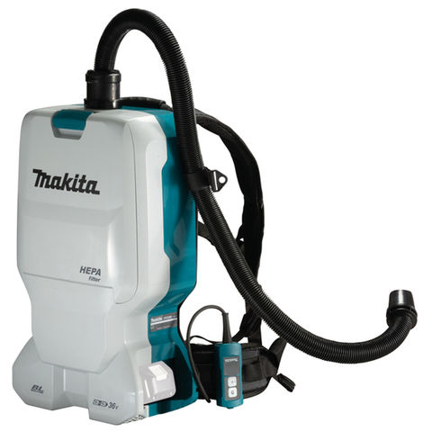 Image of Makita LXT Makita DVC665ZU 18V X2 (36V) LXT Brushless Cordless HEPA Backpack Vacuum Cleaner (Bare Unit)