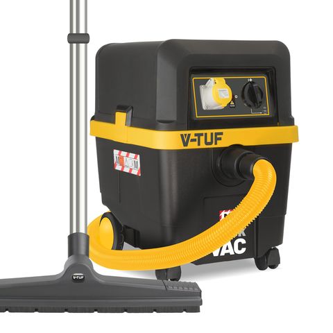 Photo of V-tuf V-tuf New Stackvac 1000w 30l Wet & Dry M Class Syncronised Dust Extractor Vacuum Cleaner - With Power Take Off & Automatic Filter Shaker -110v-