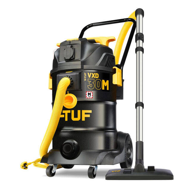 Image of V-TUF VXD30M M-Class 30L 1300W Wet & Dry Dust Extraction Vacuum Cleaner (230V)