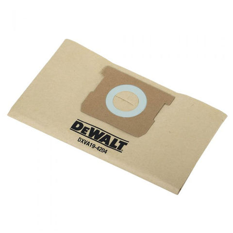 DeWalt DXVA19-4204 Dust Bag for 08002 08003 08004 - Pack of 3