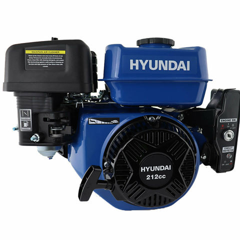 Image of Hyundai Hyundai IC210PE-19 212cc 6.5hp ¾"(19.05mm) Electric-Start Horizontal Straight Shaft Petrol Engine, 4-Stroke, OHV